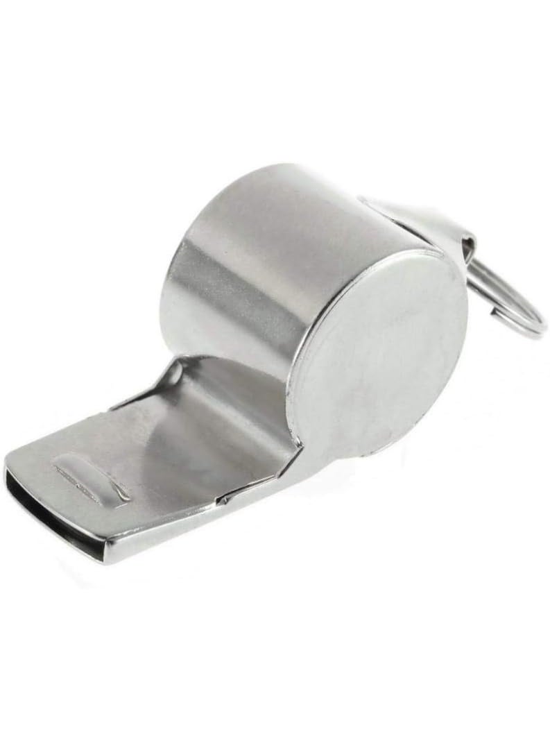 جينريك صفارة حبل للحكم والمدرب -فضي - Image 1